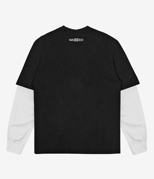 Shop Wasted Paris Stoned Again Long sleeve (black white) online |  skatedeluxe