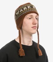 HUF x Bronze 56k Flap Beanie (brown)