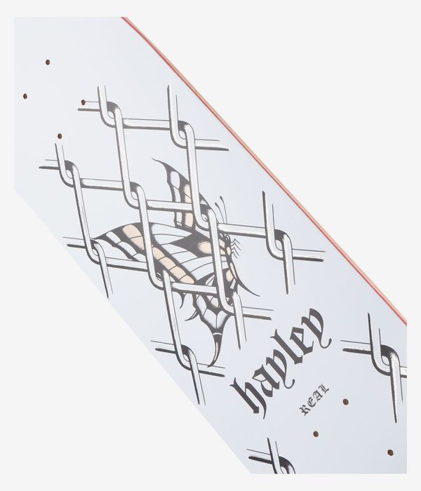 Real Hayley Outsider Full 8.06" Skateboard Deck (white)