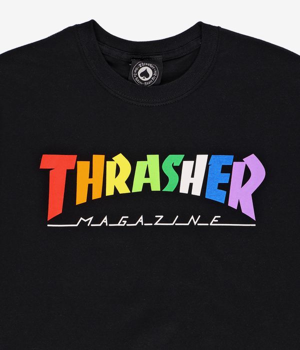 Thrasher Rainbow Mag T-Shirty (black)