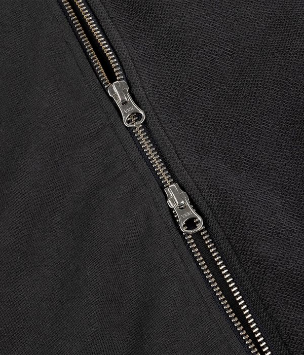 Dime Reverse French Terry Zip-Hoodie (vintage black)