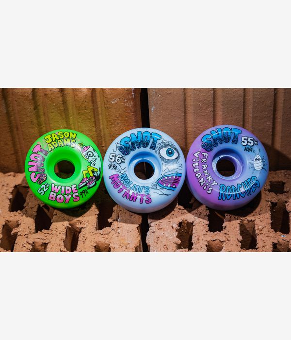 Snot Jason Adams Wide Boys Rollen (neon green) 52 mm 99A 4er Pack