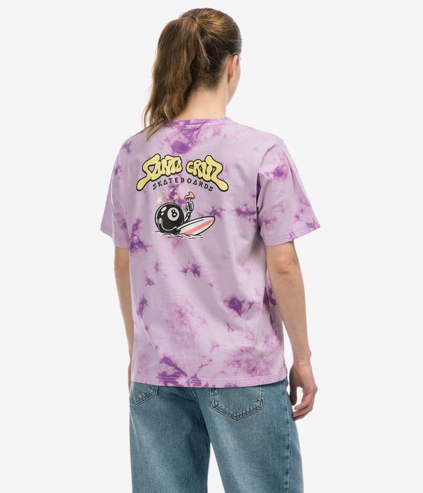 Santa Cruz Winkowski 8Baller Surf T-Shirty women (lavender tie dye)
