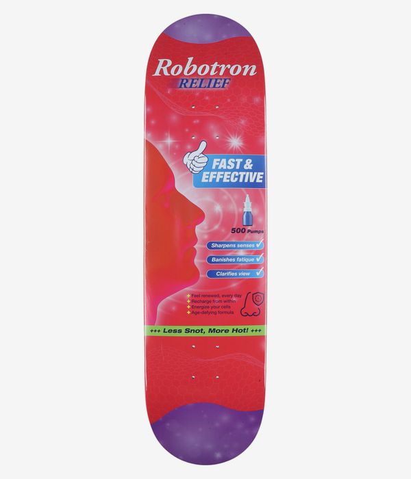 Robotron Relief 8.5" Tabla de skate (red)