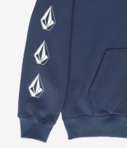 Volcom Iconic Stone Gid Zip-Hoodie kids (dust bowl indigo)