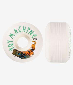 Toy Machine Sect Skater Wheels (white) 54mm 100A 4 Pack