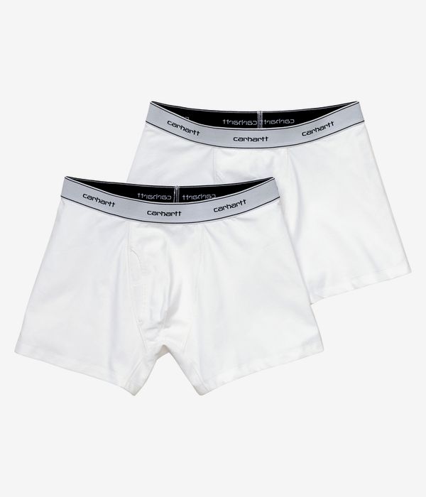 Carhartt WIP Cotton Boxershorts (white) 2er Pack