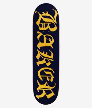 Baker Figgy Old E 8.25" Planche de skateboard (navy yellow)
