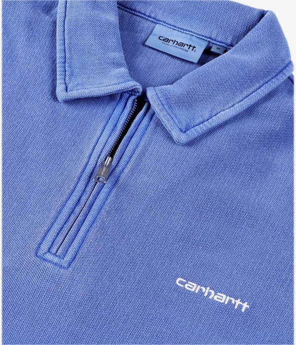 Carhartt WIP Piquè Script Felpa (wolfsbane white garment dyed)