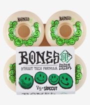 Bones STF Happiness V5 Rouedas (white green) 54mm 99A Pack de 4