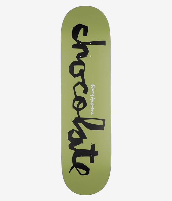 Chocolate Anderson Original Chunk Twin Tip 8.25" Skateboard Deck (green)