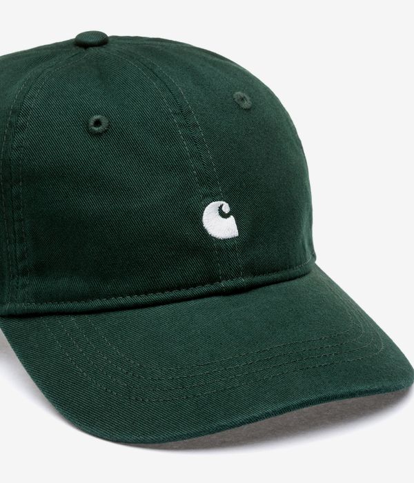 Carhartt WIP Madison Logo Cap (dark scarab white)