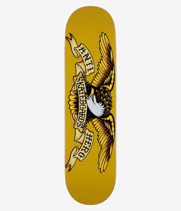 Anti Hero Team Classic Eagle Mini 7.3" Planche de skateboard (yellow)