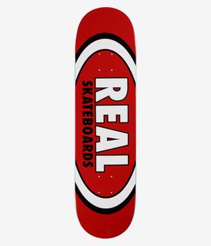 Real Team Classic Oval 8.125" Tabla de skate (red)