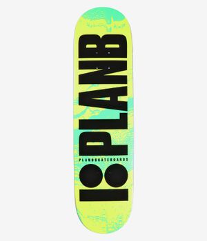 Plan B Team Original Fluor 8.25" Planche de skateboard (green)
