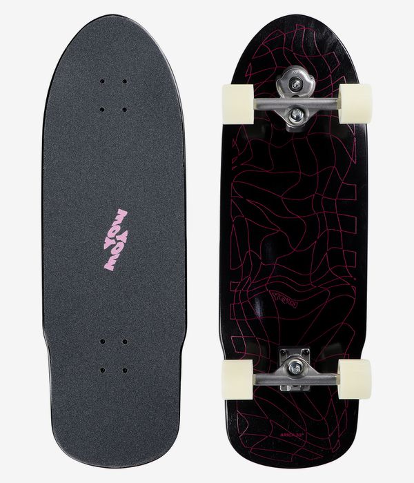 YOW Arica 33" (83,8cm) Surfskate Cruiser (black)