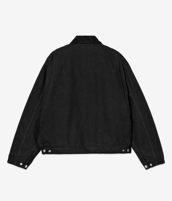 Carhartt WIP W' OG Detroit Organic Dearborn Chaqueta women (black black rinsed II)