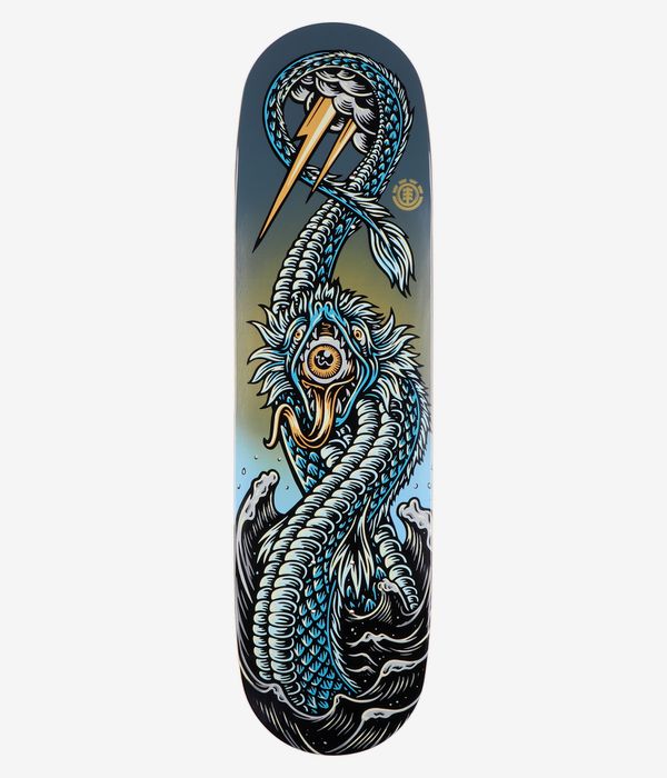 Element x Timber Flood Dragon 8.5" Planche de skateboard (multi)