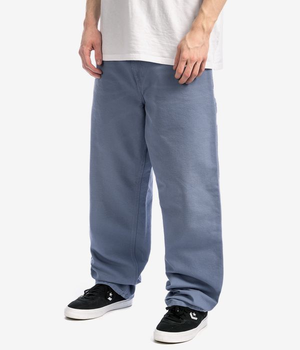 Carhartt WIP Single Knee Pant Organic Dearborn Spodnie (bay blue aged canvas)