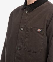 Dickies Duck High Pile Fleece Line Chore Veste (dark brown)