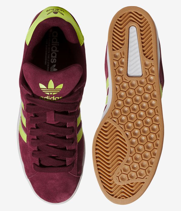 adidas Skateboarding Campus ADV Schoen (maroon semi solar yellow white)