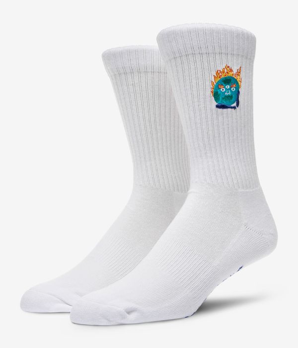 skatedeluxe Earth Socks US 6-13 (white)