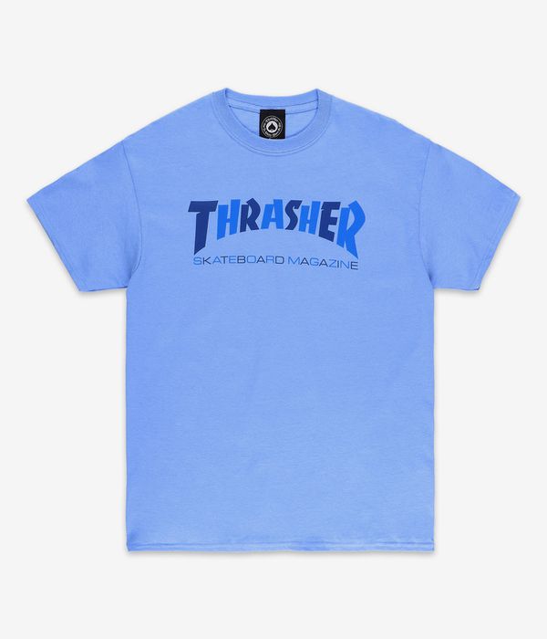 Thrasher Checkers Camiseta (carolina blue)
