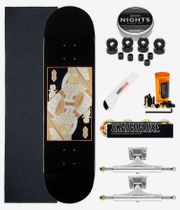 skatedeluxe Cards Twin Tail Premium Komplett 8.25" Skateboard-Kit (black)
