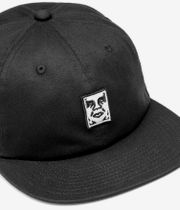 Obey Icon Patch Strapback Cap (black)