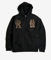 Skateboard Cafe Ethan Felpa Hoodie con zip (black)