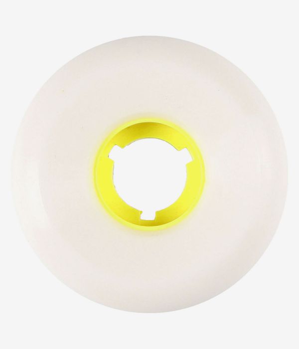 skatedeluxe Retro Conical Ruote (white yellow) 58mm 100A pacco da 4