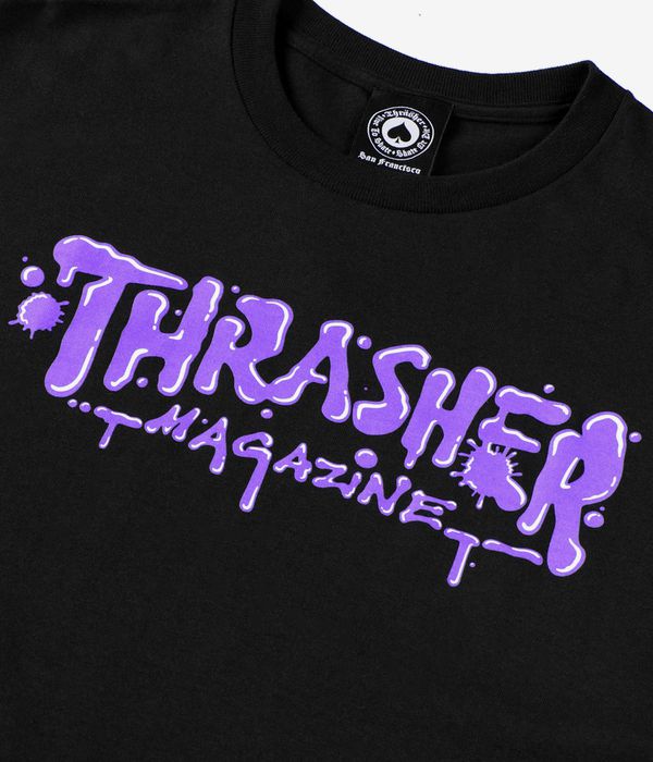 Thrasher Wet Paint T-Shirt (black)