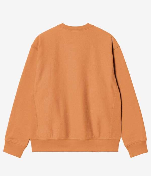 Carhartt WIP American Script Felpa (redhaven)