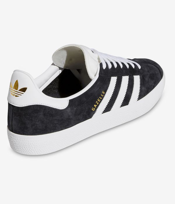 adidas Skateboarding Gazelle ADV Shoes (core black white gold melange)