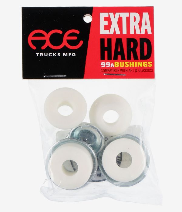 Ace Extra Hard Bushings (white) 99A 4 Pack