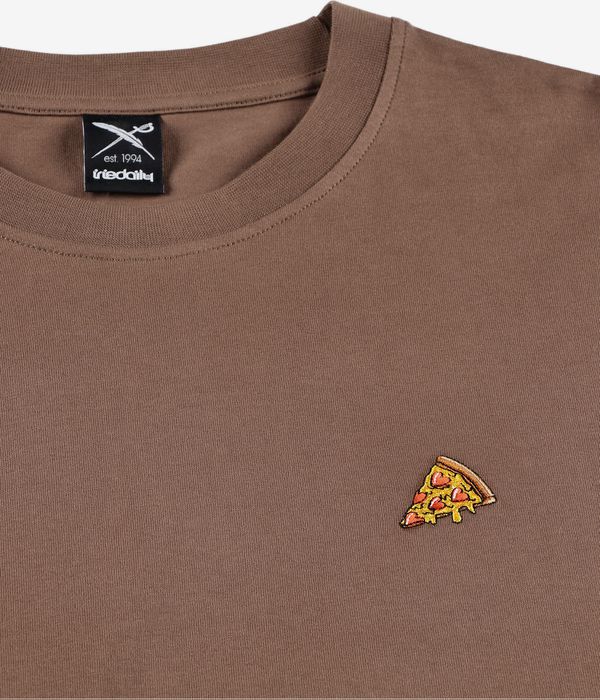 Iriedaily Pizza Slice T-Shirt (mocca)