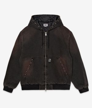 Obey Studded Jacket (black rust wash)