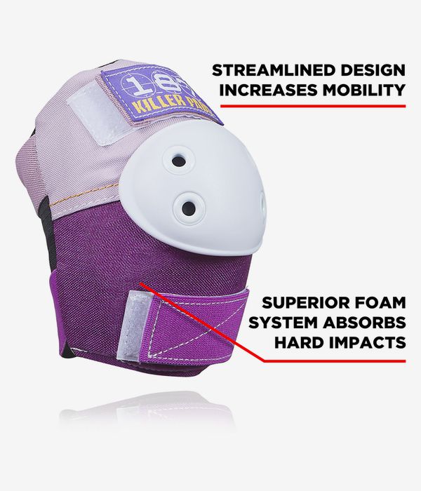 187 Killer Pads Adult Set di protettori (purple)