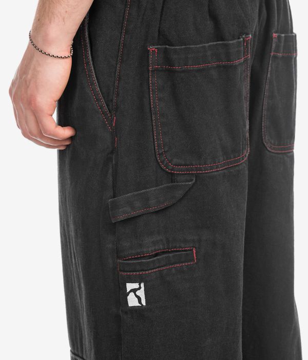 Poetic Collective Sculptor Denim Jeans (black red)