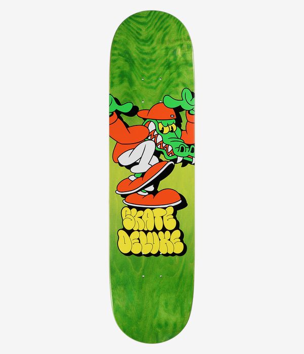 skatedeluxe Croc 8" Skateboard Deck (green)