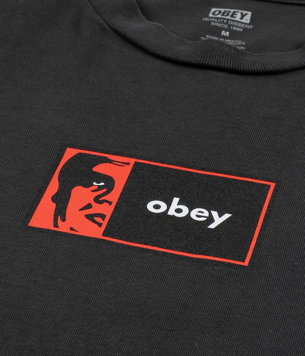 Obey Half Icon T-Shirt (pigment vintage black)
