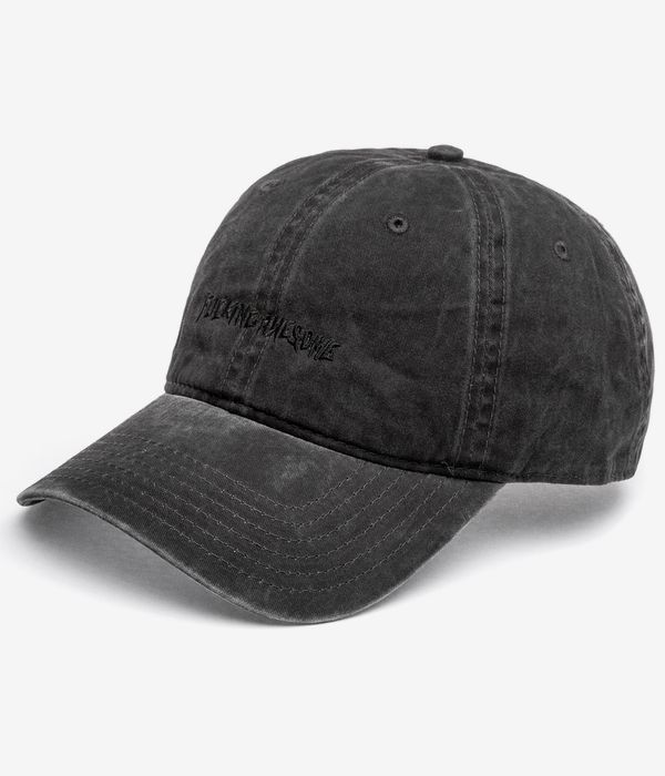Fucking Awesome Tonal Little Stamp Logo 6 Panel Casquette (black)