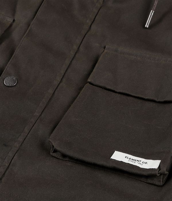 Element Field Waxed Parka Jacket (kalamata)