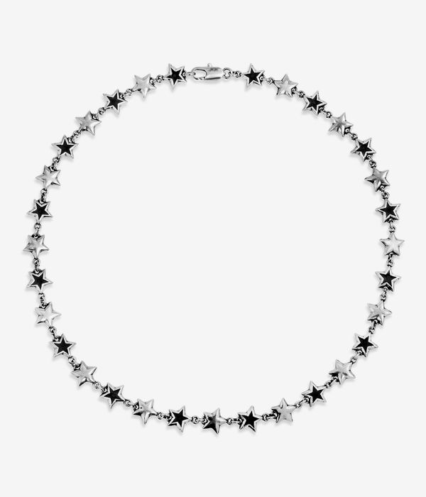 Twojeys Black Enameled Stars halsketting