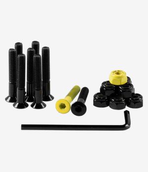 Origin Precision 1 1/4" Montageset (black yellow) Inbus Senkkopf