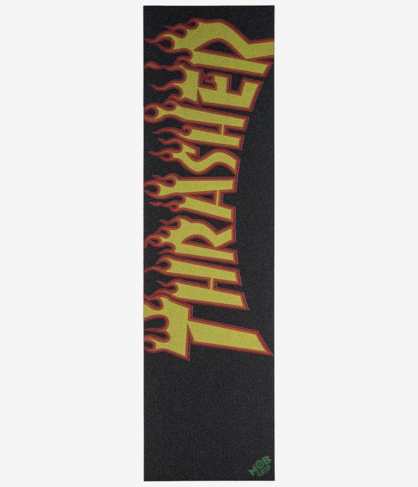 MOB Grip x Thrasher Flame 9" Grip Skate (yellow orange)