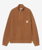 Carhartt WIP Detroit 1/2-Zip Sweatshirt (wip h brown)