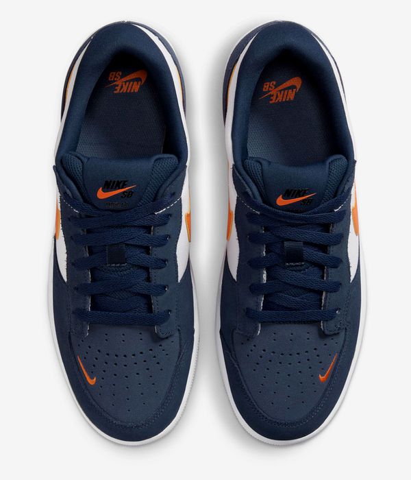Nike SB Force 58 Shoes (midnight navy safety orange)