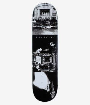 Polar Gonzalez Champs Elysees, Paris 8" Skateboard Deck (black white)