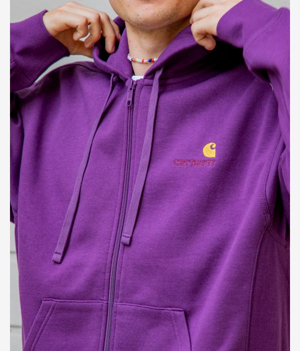 Carhartt WIP America Script Zip-Hoodie (huckleberry)
